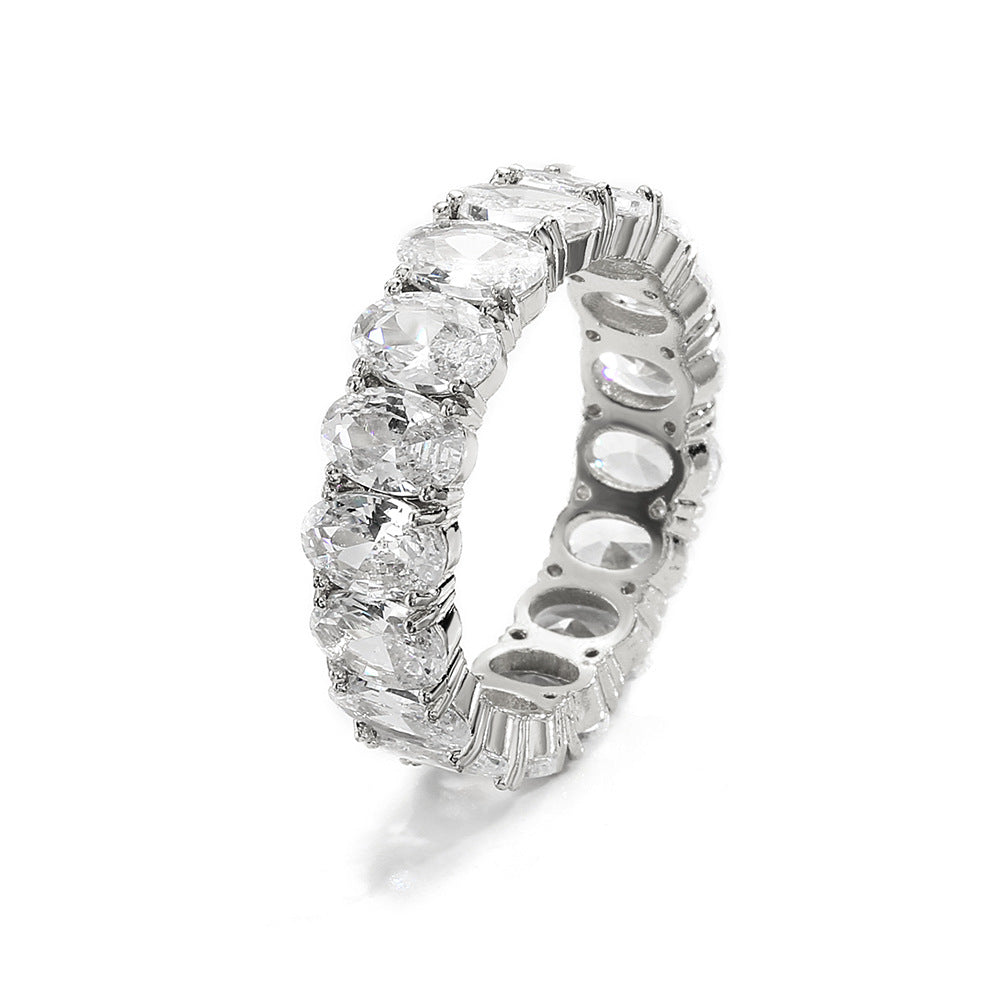 Sparkling Eternity Band Ring