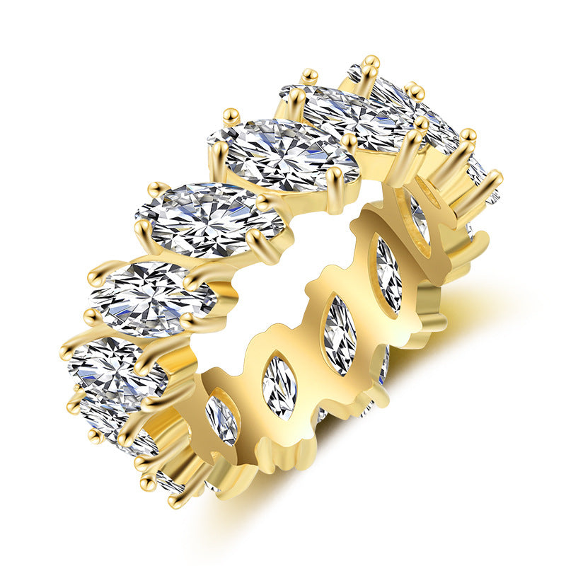 Sparkling Eternity Band Ring