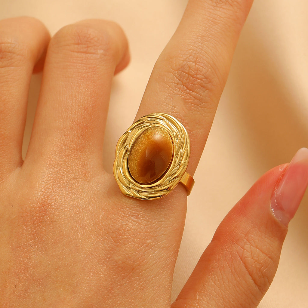 Vintage Boho Adjustable Open Ring