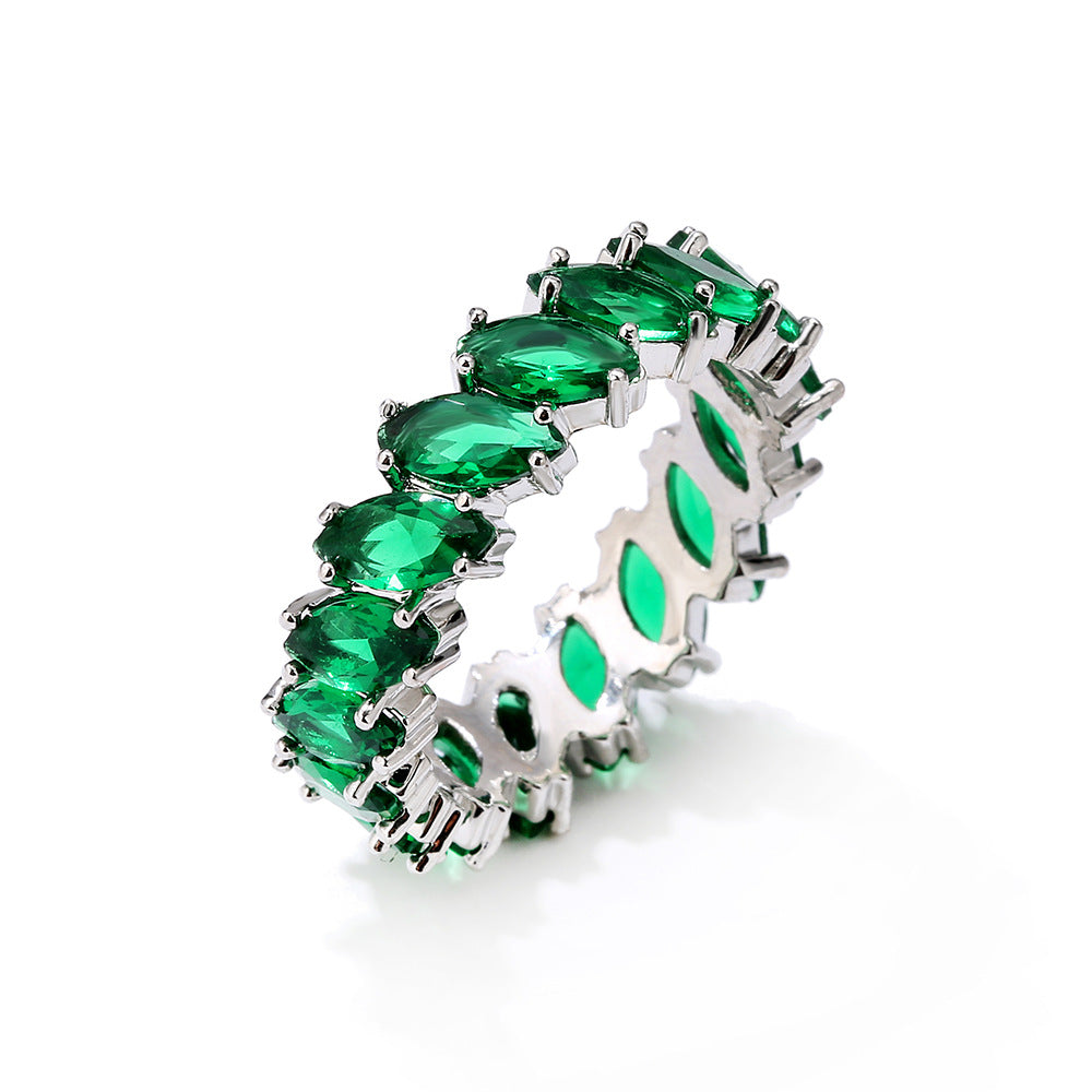 Sparkling Eternity Band Ring