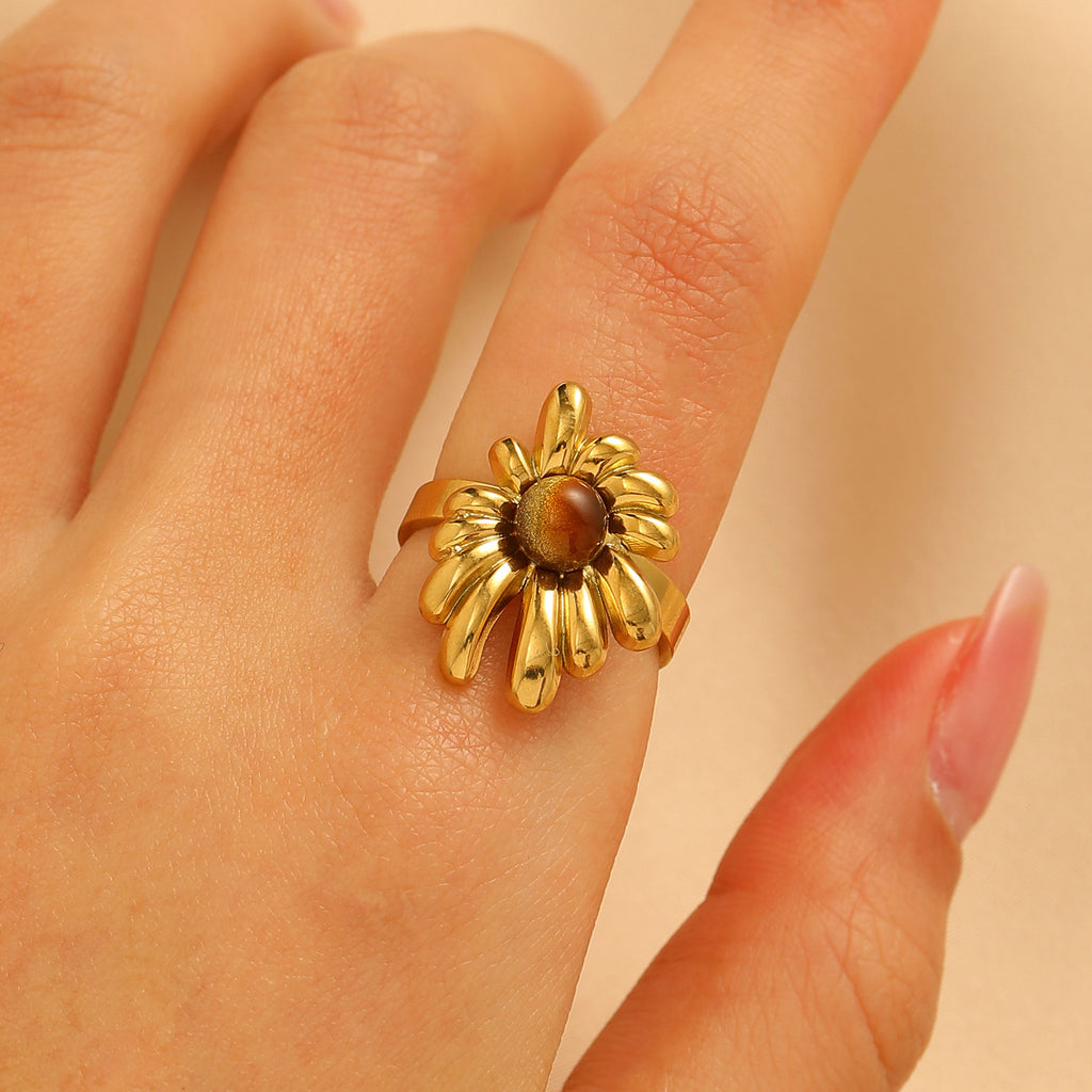 Vintage Boho Adjustable Open Ring
