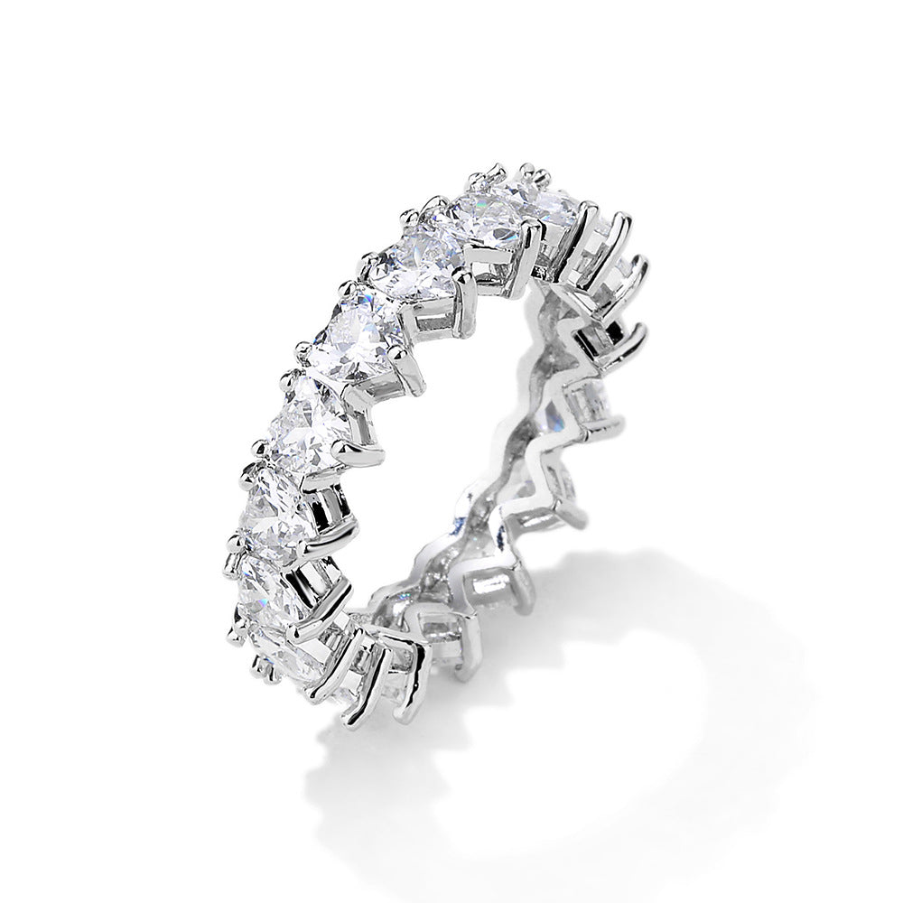 Sparkling Eternity Band Ring