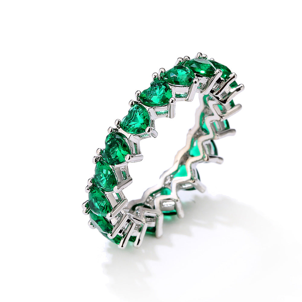 Sparkling Eternity Band Ring
