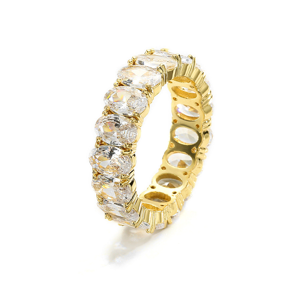 Sparkling Eternity Band Ring