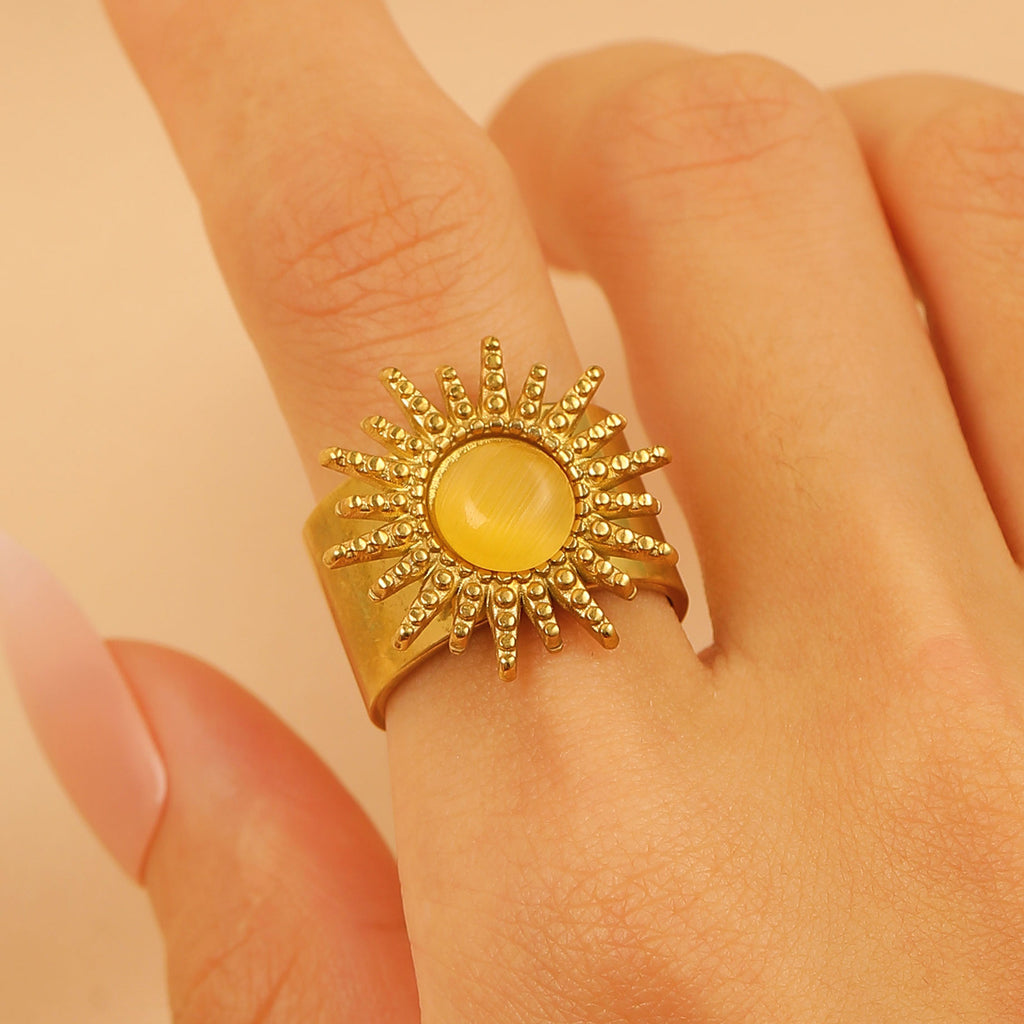 Vintage Boho Adjustable Open Ring