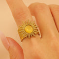 Vintage Boho Adjustable Open Ring