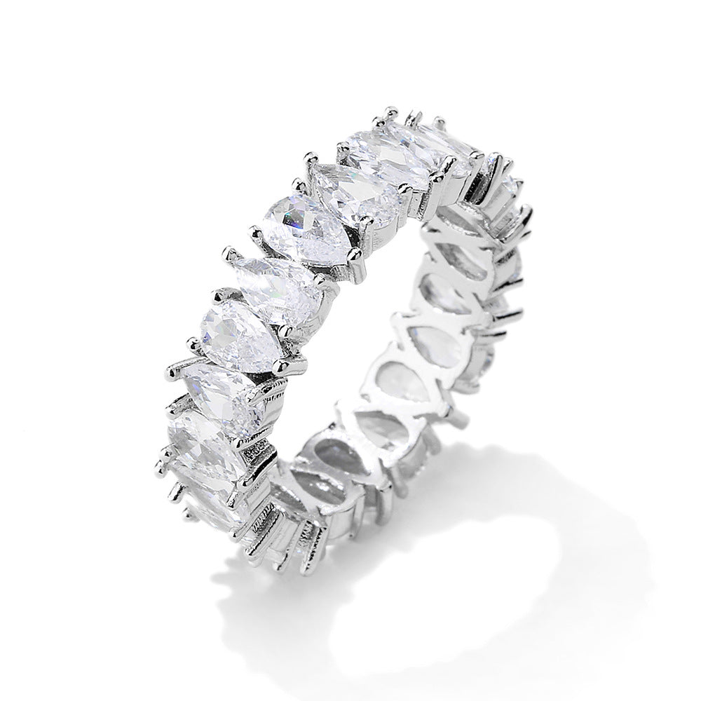 Sparkling Eternity Band Ring
