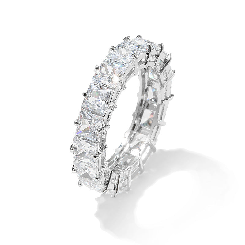 Sparkling Eternity Band Ring