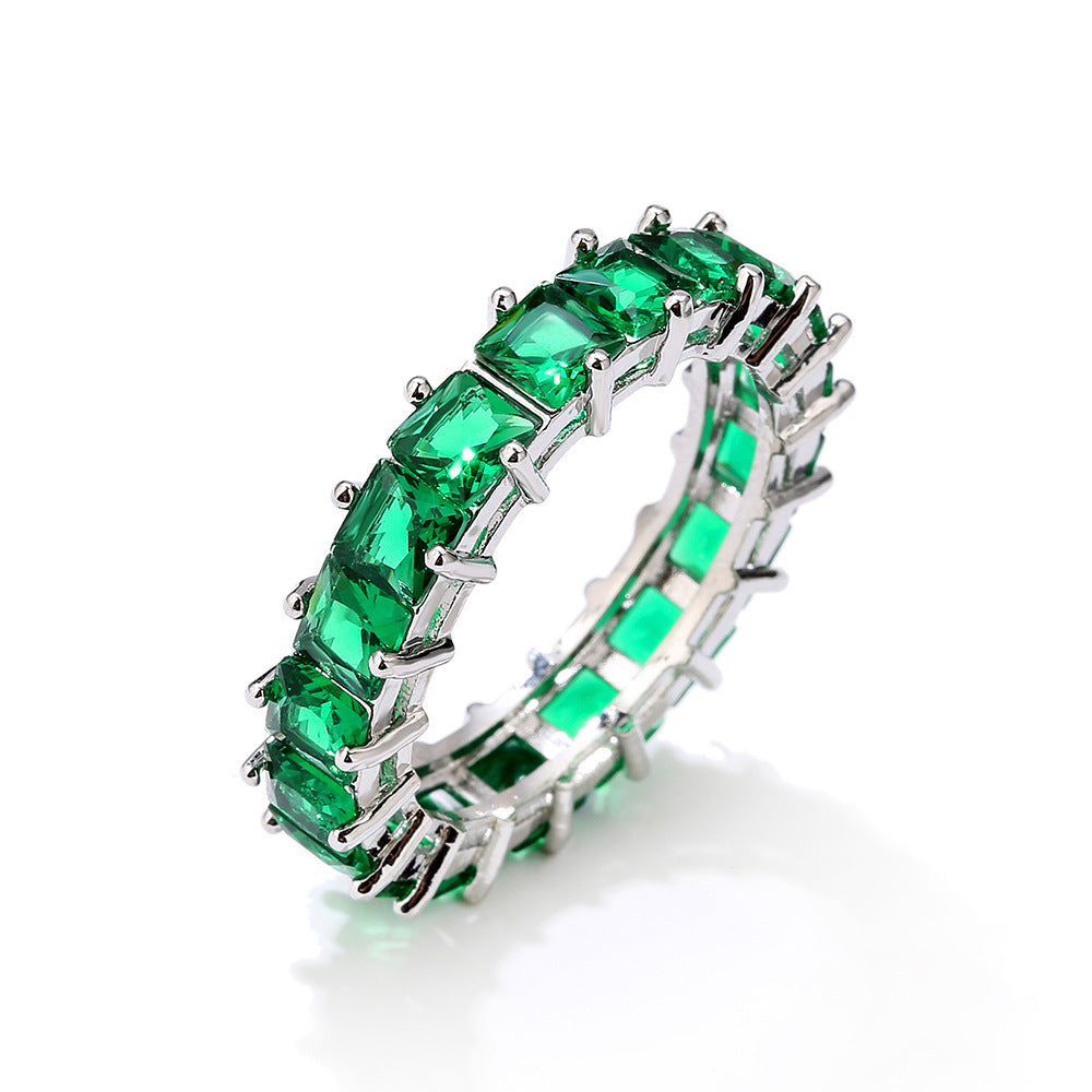 Sparkling Eternity Band Ring