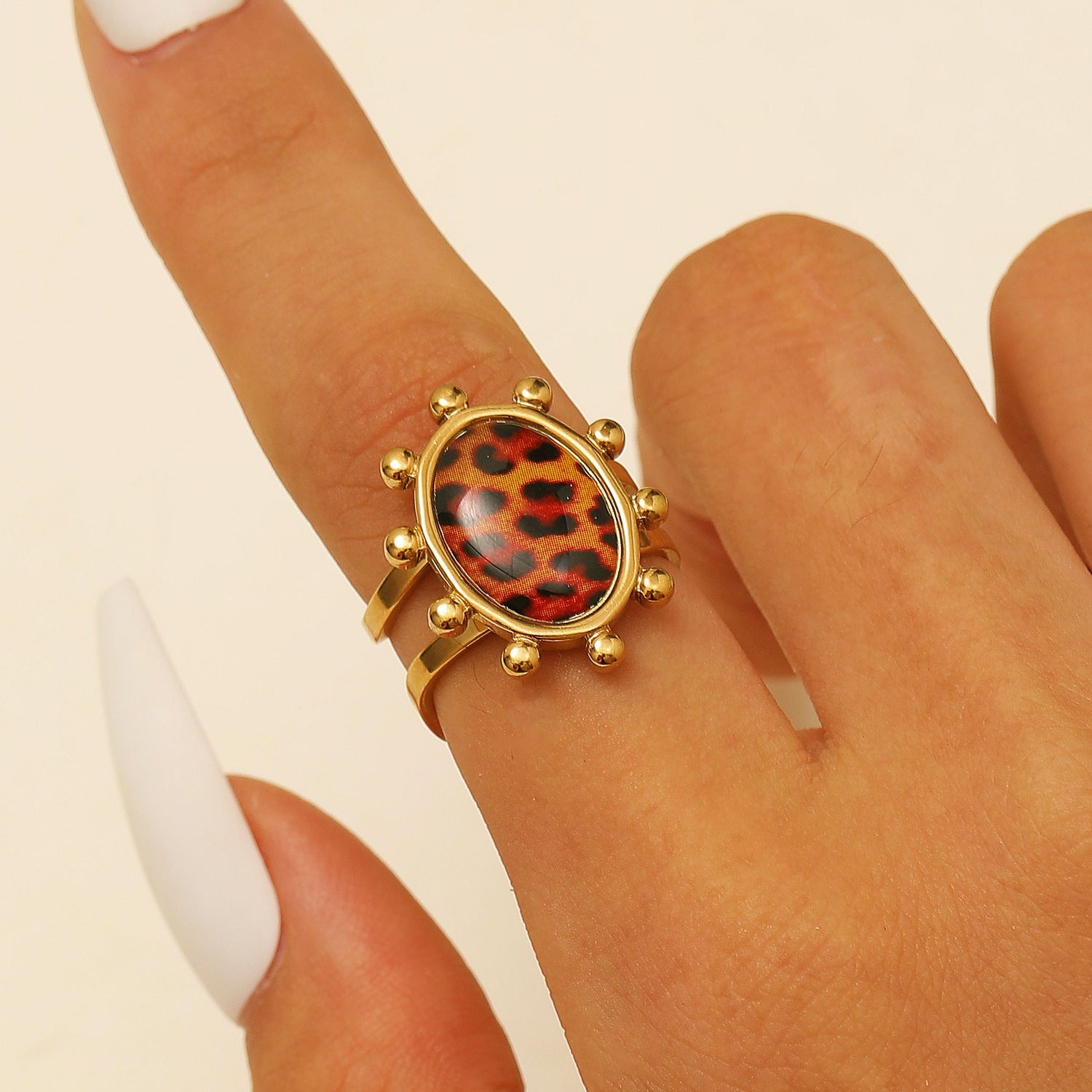 Vintage Boho Adjustable Open Ring