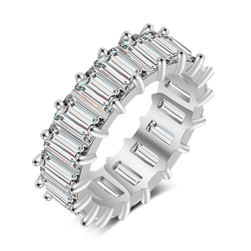 Sparkling Eternity Band Ring