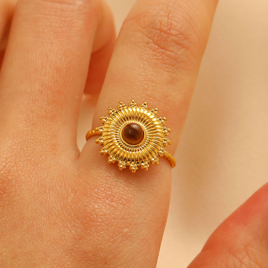 Vintage Boho Adjustable Open Ring