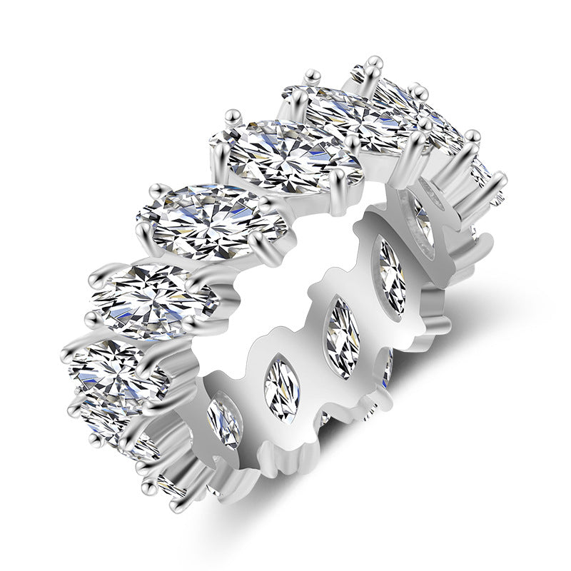 Sparkling Eternity Band Ring